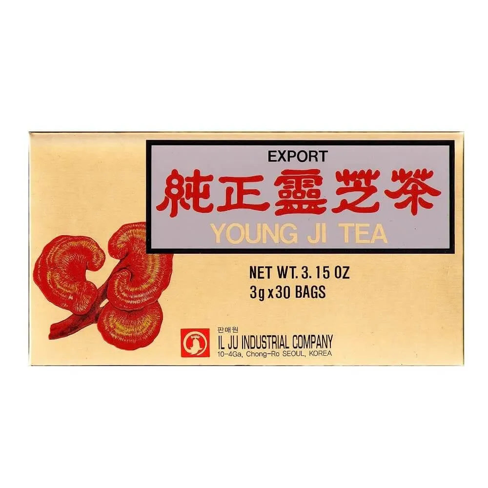 Young Ji Tea, Korean Reishi Ling Zhi Tea (30 Teabags) - Buy at New Green Nutrition