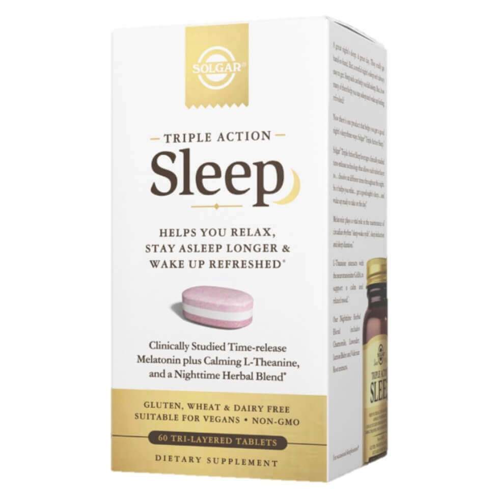 Solgar Triple Action Sleep Tri-Layered (60 Tablets) - Buy at New Green Nutrition