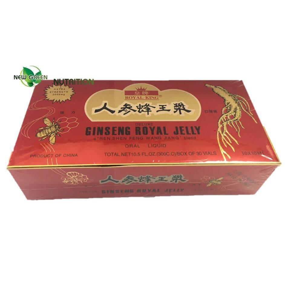 Royal King Ginseng Royal Jelly Extra Strength 2000mg (30 Vials X 10ml ...