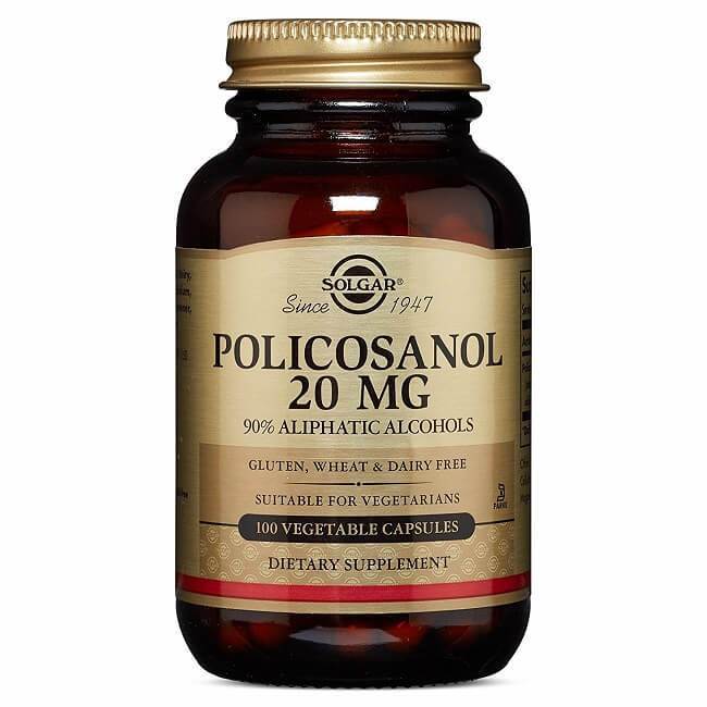 Solgar Policosanol 20mg (100 Vegetable Capsules) - Buy at New Green Nutrition